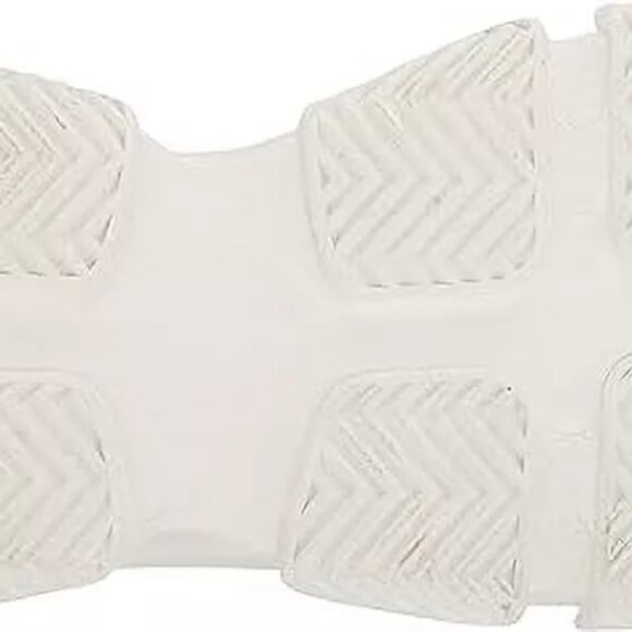 Steve Madden Phantom White Lace Up Stretchy Embellished Low Top Fashion Sneakers - Picture 4 of 6